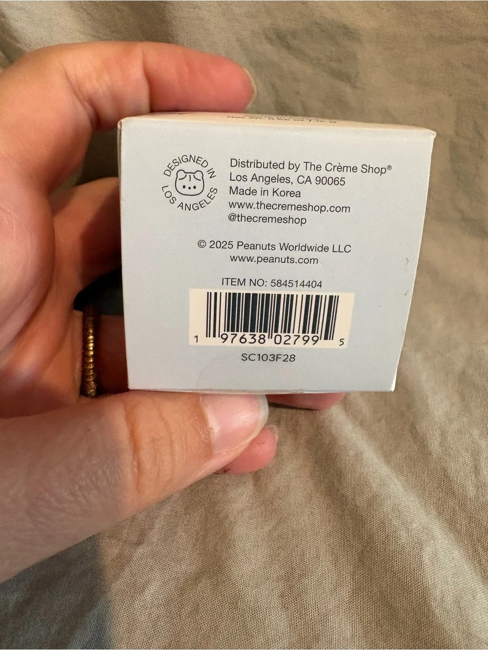 The Crème Shop x Peanuts Overnight Glaze Lip Masque